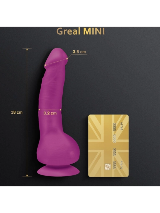 Greal Mini Fuchsia Silikon Vibrator Dildo von G-Vibe