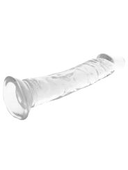 Geschirr + Klarer Dildo 21 cm -O- 4 cm von X Ray