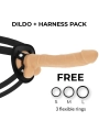 Harness + Silikon Dichte Artikulierbares Cocksil 24 cm von Cock Miller