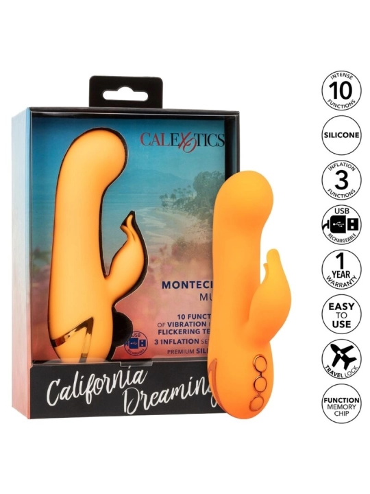 Montecito Muse Vibrator Rabbit Orange von California Dreaming von Calexotics