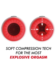 Rocket Masturbator Soft Compression Tech und Vibration von Jamyjob