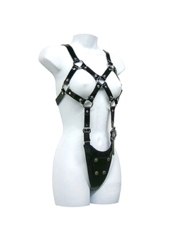 Schwarzer Harness T0154 von Meseduce