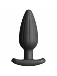 Silikon Schwarz Rocker Butt Plug Gro von Electrastim