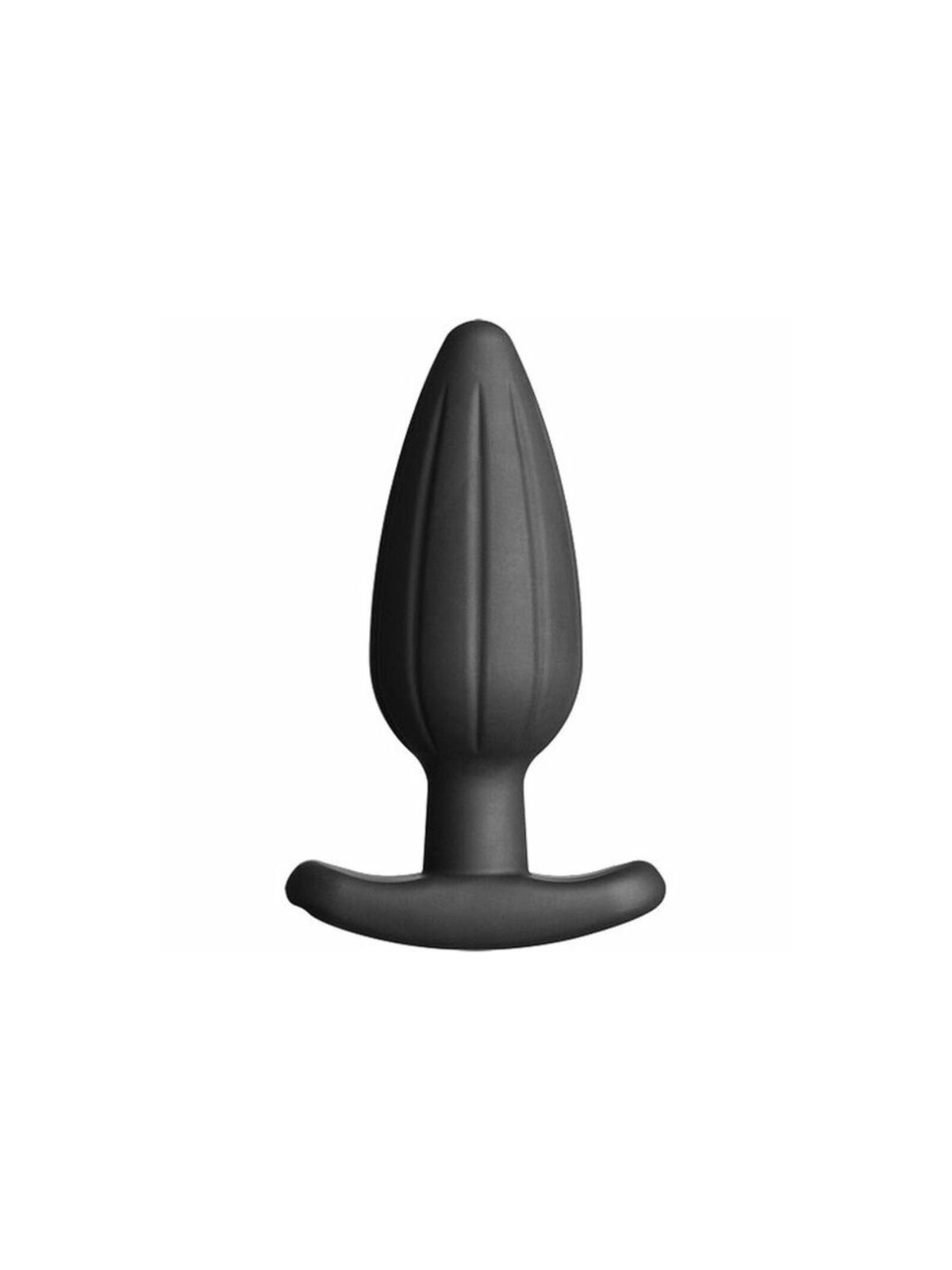 Silikon Schwarz Rocker Butt Plug Gro von Electrastim