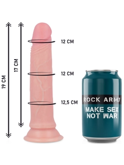 Harness + Liquid Silikondildo Premium Avenger 19 cm -O- 3.98 cm von Rock Army