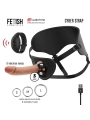 Harness mit Fernbedienungs-Dildo-Uhren-Technologie von Fetish Submissive Cyber Strap