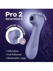 Pro 2 Generation 3 Lilac Bluetooth & App von Satisfyer Air Pulse