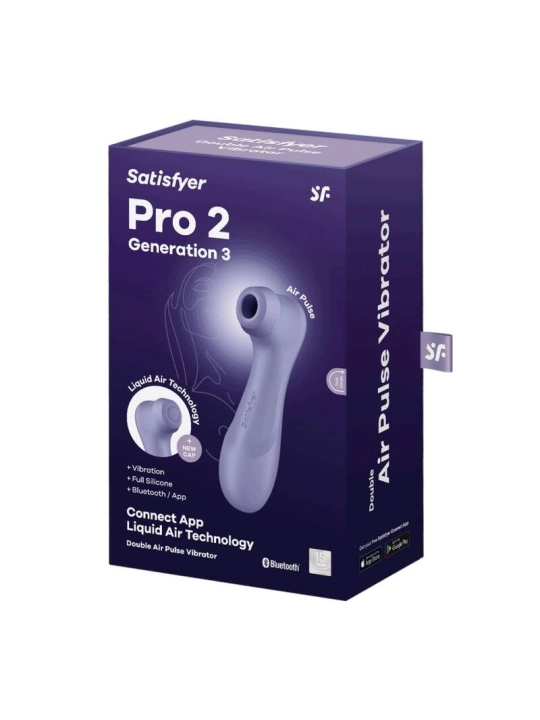 Pro 2 Generation 3 Lilac Bluetooth & App von Satisfyer Air Pulse