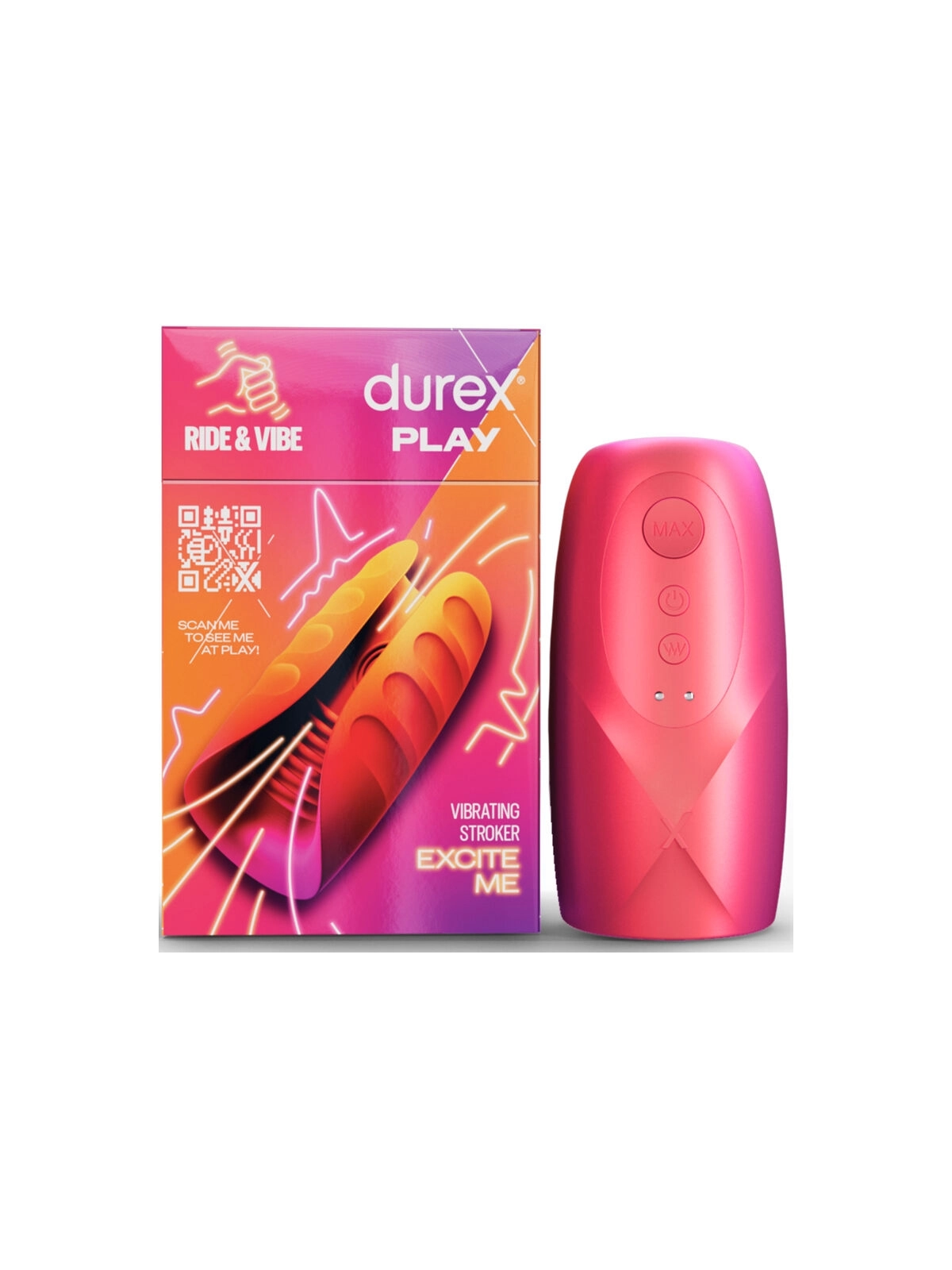 Toy Ride & Vibe Vibrator-Masturbator von Durex Toys