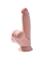 Plus 3d Dildo Swinging Balls 15.2 cm Helle Beige von King Cock Plus