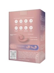 SNAIL VIBE - GIZI DUAL STIMULATOR ROSA