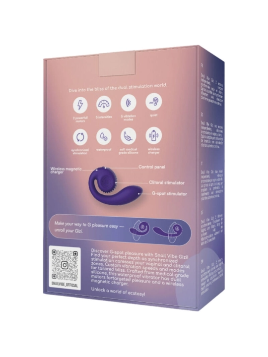 Gizi Dual Stimulator Lila von Snail Vibe