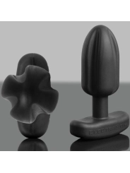 Tartarus Anal Plug Quadripolar Silikon Schwarz von Electrastim