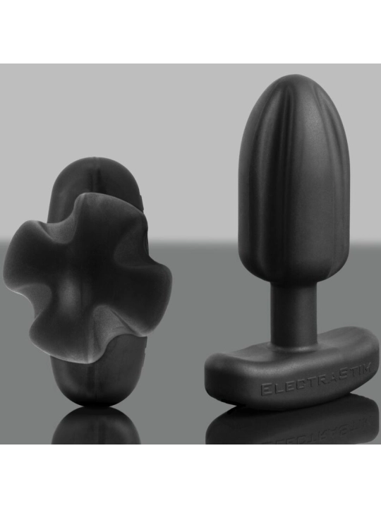 Tartarus Anal Plug Quadripolar Silikon Schwarz von Electrastim