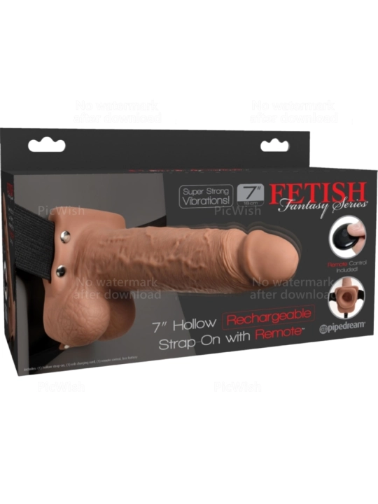 Verstellbares Gurt Realistischer Penisund Vibrator 17,8 cm von Fetish Fantasy Series