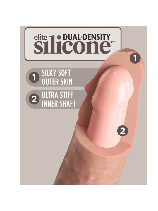 Elite Realistischer Silikondildo 23 cm von King Cock