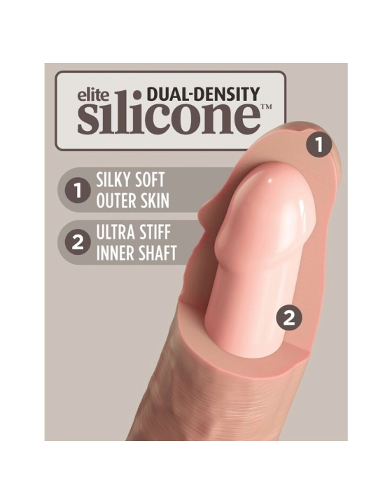 Elite Verstellbares Gurt mit Dildo 15.2 cm für Anfnger von King Cock