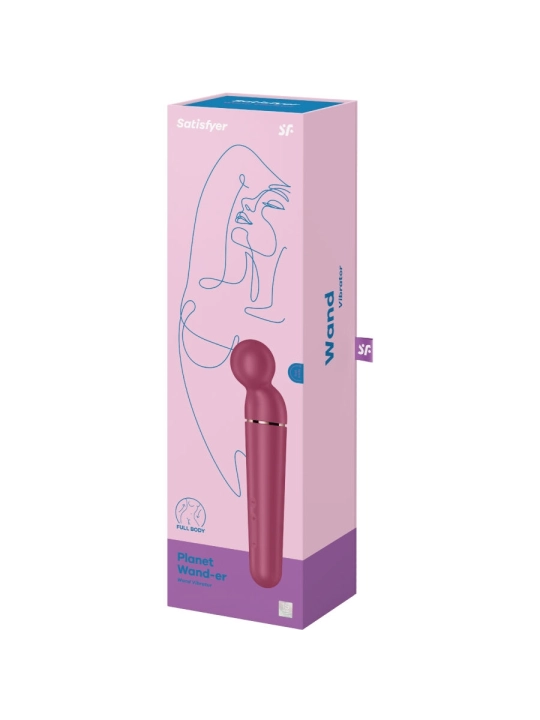 Planet Wand-Er Vibrator Massager Berry von Satisfyer Wand