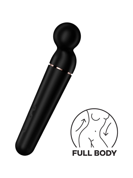 Planet Wand-Er Vibrator Massager Schwarz von Satisfyer Wand