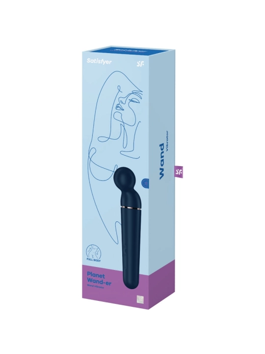 Planet Wand-Er Vibrator Massager Blau von Satisfyer Wand