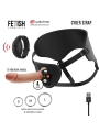 Harness mit Fernbedienbares Dildo Watchme L-Technologie von Fetish Submissive Cyber Strap