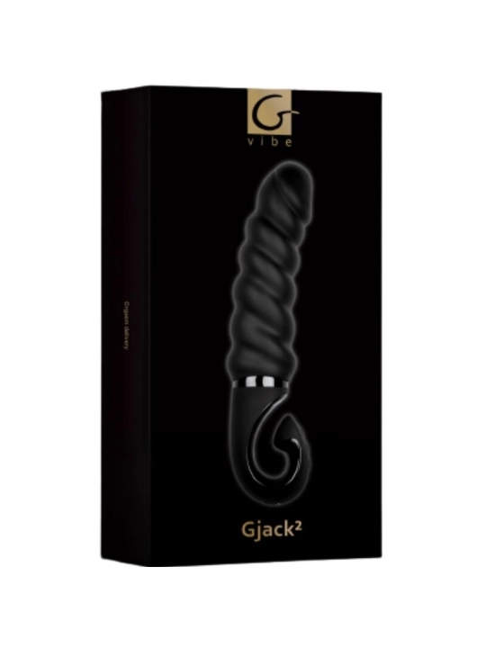 G-Jack 2 - Schwarzer Vibrierender Dildo von G-Vibe