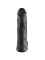 12 Dildo Schwarz mit Eier 30.48 cm von King Cock