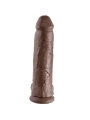 12 Dildo Braun mit Eier 30.48 cm von King Cock