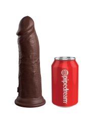 Elite Realistischer Silikondildo 20.3 cm Braun von King Cock