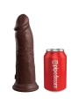 Elite Realistischer Silikondildo 20.3 cm Braun von King Cock