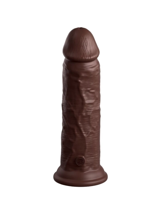 Elite Realistischer Silikondildo 20.3 cm Braun von King Cock