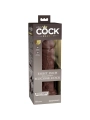 Elite Realistischer Silikondildo 20.3 cm Braun von King Cock