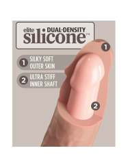 Elite Realistischer Silikondildo 20.3 cm von King Cock