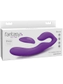 Doppelpenetrationsvibrator mit Fernbedienung, 9 Violette Stufen von Fantasy For Her