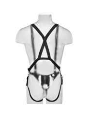 25,5 cm Hollow Strap-On Suspender System Flesh von King Cock