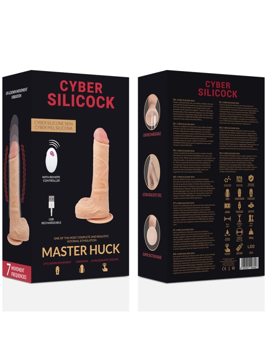 Fernbedienbares Realistisch Master Huck 20.9 cm -O- 4 cm von Cyber Silicock