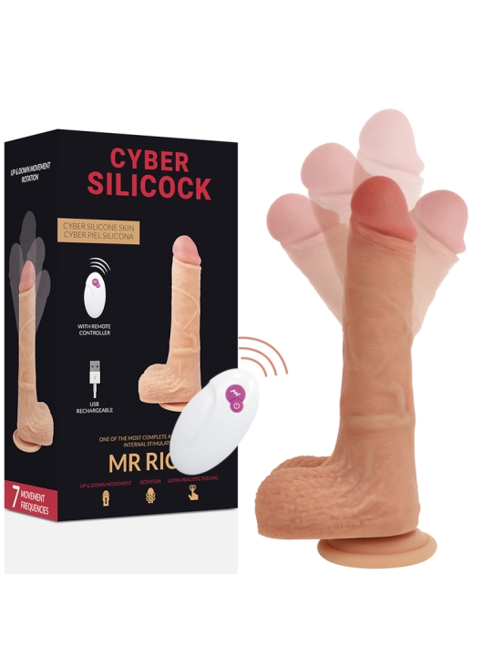 Fernbedienbares Realistisch Mr Rick 20.9 cm -O- 4 cm von Cyber Silicock