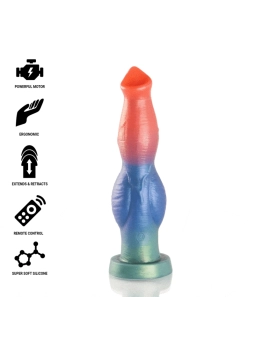 KING COCK - DOUBLE TROUBLE DOPPELDILDO 46 CM KLAR