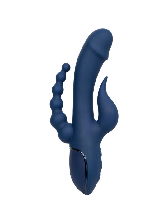 Vibrator Dreifach-Orgasmus Blau von Calexotics