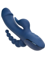 Vibrator Dreifach-Orgasmus Blau von Calexotics