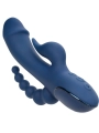 Vibrator Dreifach-Orgasmus Blau von Calexotics