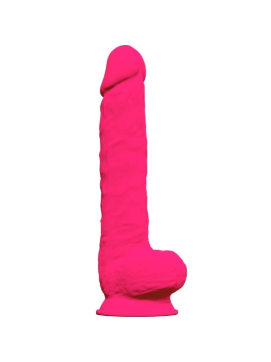 Model 1 Realistischer Penis Premium Silexpan Silikon Fuchsia 38 cm von Silexd