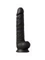 Model 1 Realistischer Penis Premium Silexpan Silikon Schwarz 38 cm von Silexd