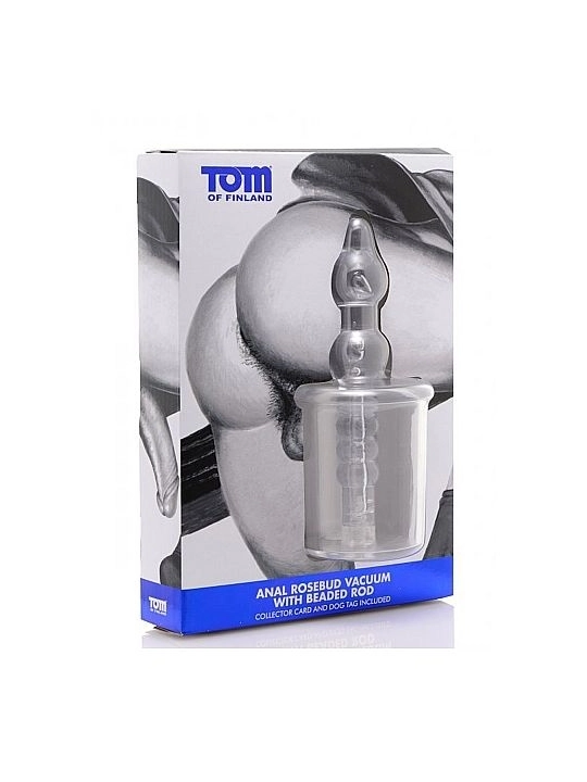 Anal Rosebud Vakuum mit Beabed Transparent von Tom Of Finland