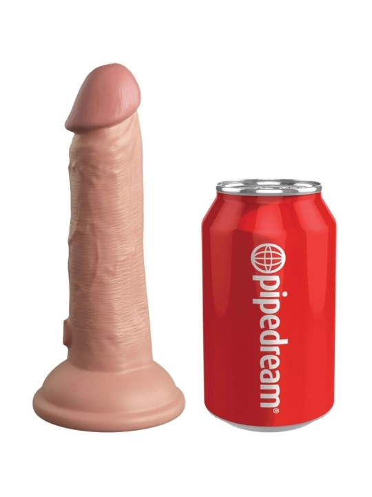 Elite Realistischer Dildo mit Vibration und Silikon 15.2 cm von King Cock