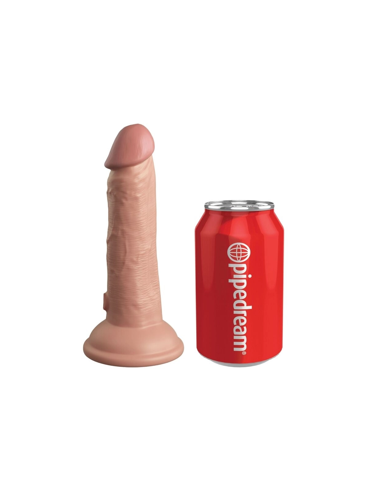 Elite Realistischer Dildo mit Vibration und Silikon 15.2 cm von King Cock