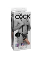 28 cm Hohles Strap-On-Strumpfsystem Fleisch von King Cock