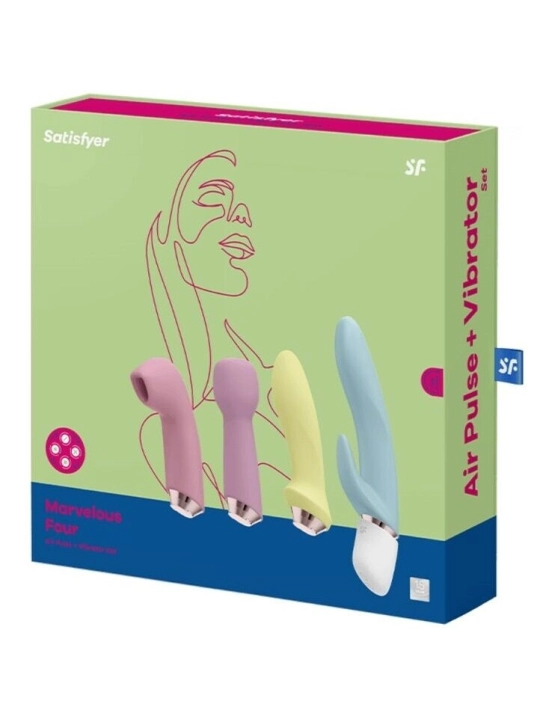 Marvelous Four Vibrator und Luftpulsset von Satisfyer Vibrator