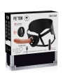 Harness mit Dildo- und Bullet-Fernbedienungs-Watchme-M-Technologie von Fetish Submissive