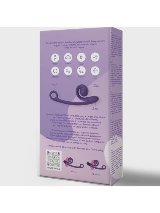 Curve Vibrator Lila von Snail Vibe